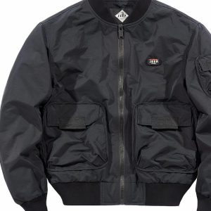 Blouson bomber imperméable multi-poches